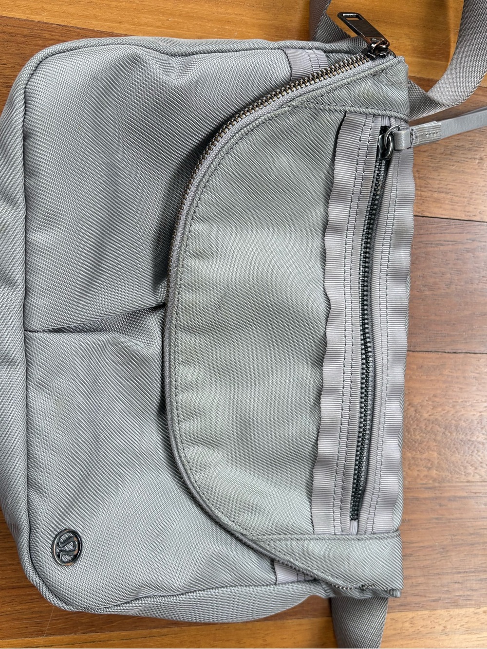Lululemon light purple/gray crossbody festival bag
